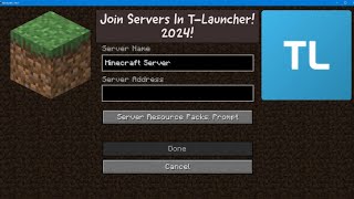 How To Play Servers In TLauncher 2024 [upl. by Irneh408]