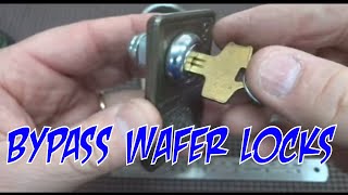 254 Picking amp Bypassing Wafer Locks [upl. by Lunna85]