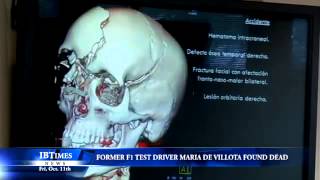 Former F1 Test Driver Maria De Villota Found Dead [upl. by Cianca764]