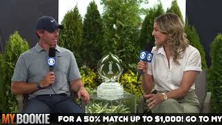 This Rory McIlroy and Amanda Balionis Interview gets HEATED [upl. by Childers558]