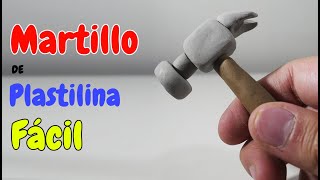 Cómo hacer un martillo de plastilina fácil paso a paso Playdoh [upl. by Fattal]