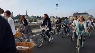 Anjou Vélo Vintage  le départ de la randonnée JeanGuy Levetot [upl. by Jock]