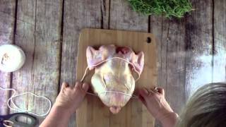 How to Truss a Chicken for Rotisserie [upl. by Wiseman371]