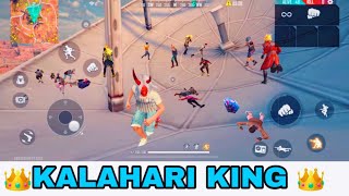 FREE FIRE KALAHARI FIST FIGHT BOOYAH UNBEATABLE OVERPOWER PLAYER  KING OF KALAHARI 👑 [upl. by Adelaida]