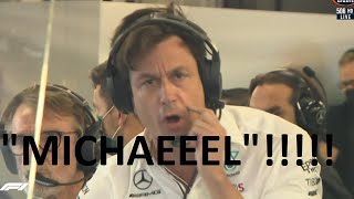 Toto Wolff angry and furious during Abu Dhabi GP 2021  PADDOCK FOOTAGE [upl. by Wolfram]