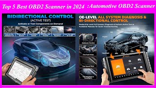 Top 5 Best OBD2 Scanner in 2024  Automotive Scan Tool OBD2 Scanner [upl. by Lean104]