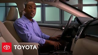 2012 Camry HowTo SmartKey Starting Procedure  Toyota [upl. by Esylla]