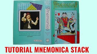 TUTORIAL JUAN TAMARIZ MNEMONICA STACK FROM NEW DECK ORDER WITH FARO SHUFFLE [upl. by Ennirak132]