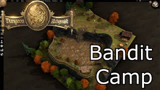 Dungeon Alchemist  Bandit Camp  TTRPG Battle Map amp Encounters  CMDRAconite [upl. by Gnagflow434]