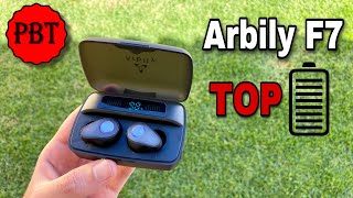 Review Arbily F7 Los Auriculares con MEJOR Batería que he probado [upl. by Natalina]