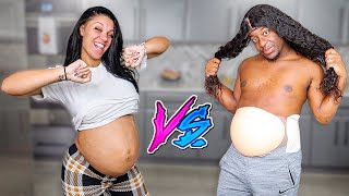 THE BABY MAMA DANCE  THE PRINCE FAMILY PREGNANCY NIGHT ROUTINE 38 Weeks Pregnant [upl. by Ahsap]