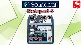 Микшерный пультик SOUNDCRAFT Notepad 5 [upl. by Saref]