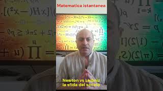 Matematica istantanea  Newton vs Leibniz la sfida del secolo [upl. by Annyl432]