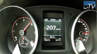 2012 Golf 6 GTD  0220 kmh acceleration 1080p FULL HD [upl. by Richie448]