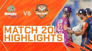 2023 Abu Dhabi T10 Match 20 Highlights Bangla Tigers vs Morrisville Samp Army  Season 7 [upl. by Suoiradal]