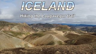 Laugavegur trail Iceland 4 days in the southern highlands of Iceland [upl. by Notyard]