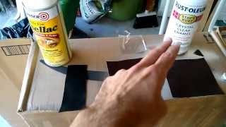 Testing Spray Coats to Seal Pleather [upl. by Alimhaj]