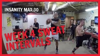 INSANITY MAX30 Week 4 Sweat Intervals NC FIT CLUB [upl. by Oisor]