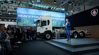 Scanias IAA 2022 press conference [upl. by Yecrad]