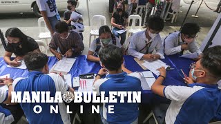 Students seek career opportunities in Manila PESO Mega Job Fair [upl. by Aeuhsoj]