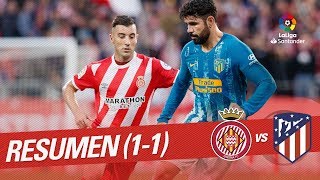 Resumen de Girona FC vs Atlético de Madrid 11 [upl. by Kcoj]