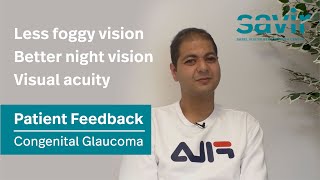 Glaucoma Treatment After Optic Nerve Damage Feedback from SAVIR Patient Mr F [upl. by Otrebide]