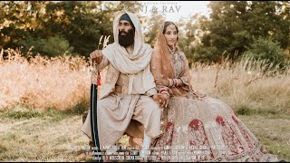 Ranjit amp Ravinder  Leamington Gurdwara  Wedding Trailer 4K [upl. by Walke]