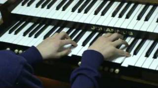 Bach  Prelude amp fugue in A minor  BWV 559 played by Gert [upl. by Cirek65]