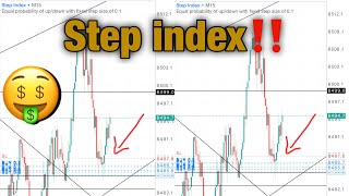 Step index latest price action strategy that made me 500💰 in 10 mins🤑🔥 stepindex volatility75 [upl. by Durkin426]