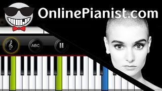 Sinead OConnor  Nothing Compares 2 U Prince  Piano Tutorial amp Sheets Intermediate [upl. by Cleodell]