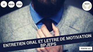 Entretien oral CQP  BPJEPS  1 astuce pour vous démarquer facilement [upl. by Wesa]