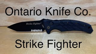 24 Ontario Knife Co Strike Fighter Review [upl. by Ahsilav993]