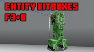 How to View Entity Hitboxes in Minecraft  F3  B command tutorial shorts [upl. by Nilsoj626]