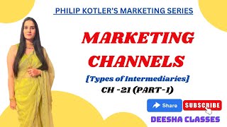 CH 21  PART 1 MARKETING CHANNELS  TYPES OF INTERMEDIARIES  IBPS SO EXAM 2024 NET COMMERCE [upl. by Dill]