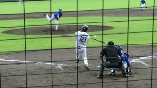 横浜DeNAベイスターズ トライアウト2015での白根尚貴選手全打席集＆フェニックスリーグでのホームラン20151110草薙球場 [upl. by Atikat]