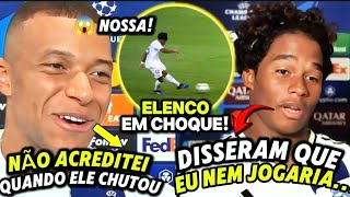 🚨NOSSA JOGADORES DO REAL EM CHOQUE COM ENDRICK OLHA O QUE ELES FALARAM [upl. by Kela989]