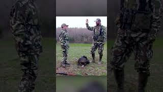 Rylan tags a nice bird during Missouri Youth Turkey Season [upl. by Anniahs]