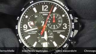 Certina DS Podium Big Size GMT C0016391705700 wwwolfertcode [upl. by Barber]