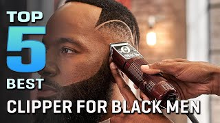 Top 5 Best Clippers for Black Men Review 2023  Professional Hair ClippersCordless Hair Clippers [upl. by Iolanthe332]