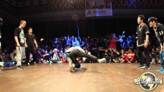 Skill Hustle Felllaz vs 7 Commandoz  BBoy World  BREAKING 3on3 QUARTERFINAL  FLOOR WARS 2015 [upl. by Nadya]