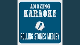 Rolling Stones Medley Pt 1 Karaoke Version Originally Performed By The Rolling Stones [upl. by Venn]