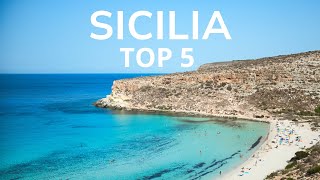 Posti Di MARE SICILIA 2024  TOP 5 SPIAGGE PIÙ BELLE DELLA SICILIA [upl. by Carney]