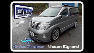 Nissan Elgrand Campervan Conversion by Cruize Campers full tour [upl. by Aimerej]