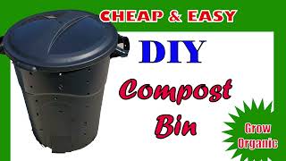 New Cheap and Easy DIY Compost Bin [upl. by Lamee693]