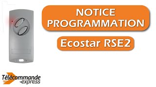 Programmer une Télécommande Ecostar RSE2 [upl. by Blodgett]