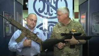 FN SCAR 16 amp FNAR Rifle  FNH Interview at SHOT Show 2009 [upl. by Romito]