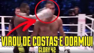 LUTADOR DEU AS COSTAS E FOI NOCAUTEADO GLORY42 [upl. by Elimay]