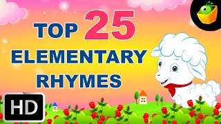 Top 25 Hit Songs For Elementary Kids  40 Mins  English Nursery Rhymes  Compilation HD Animation [upl. by Turner356]