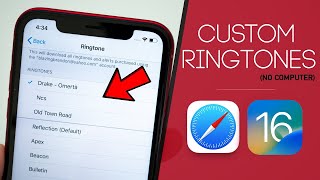 How to Set ANY Song as RINGTONE on iPhone No Computer  iOS 18 [upl. by Annanhoj]