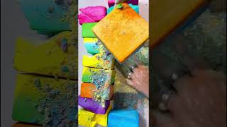 powdery oddlysatisfying asmrgymchalk pleasesubscribe relaxing crunchy dyedchalk [upl. by Noivad]